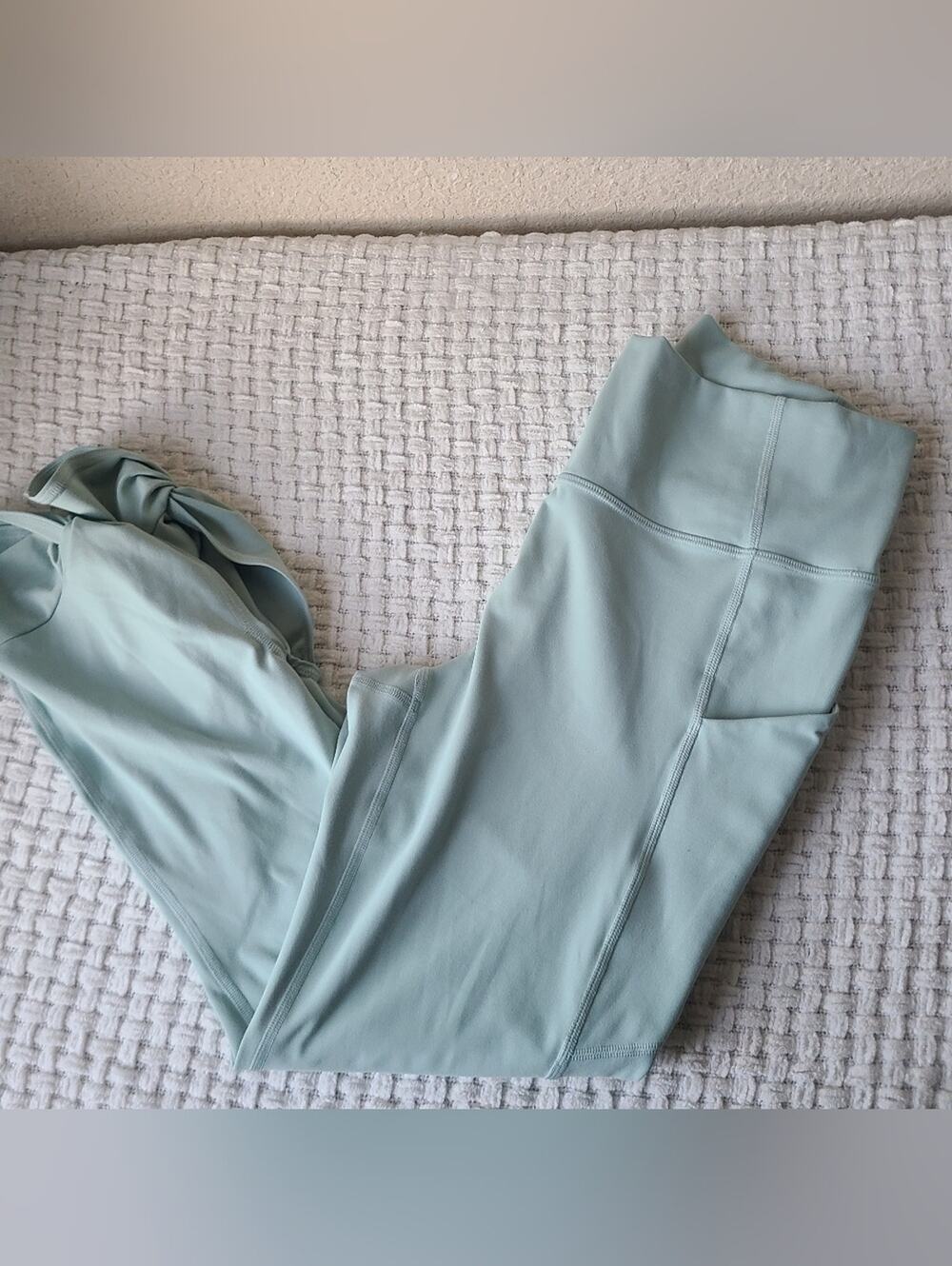 Fabletics High-Rise Performance Leggings in Pale Sage Women's Size S